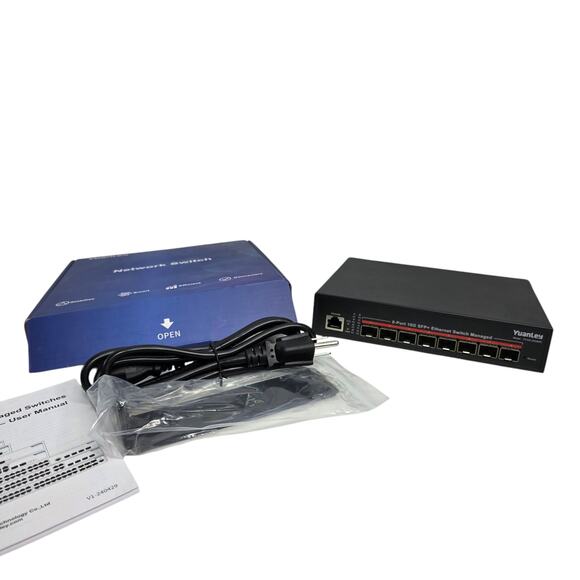 YuanLey 8 Port 10G Managed SFP Switch 8X 10Gbps SFP+ L3 Smart Management - Picture 1 of 16